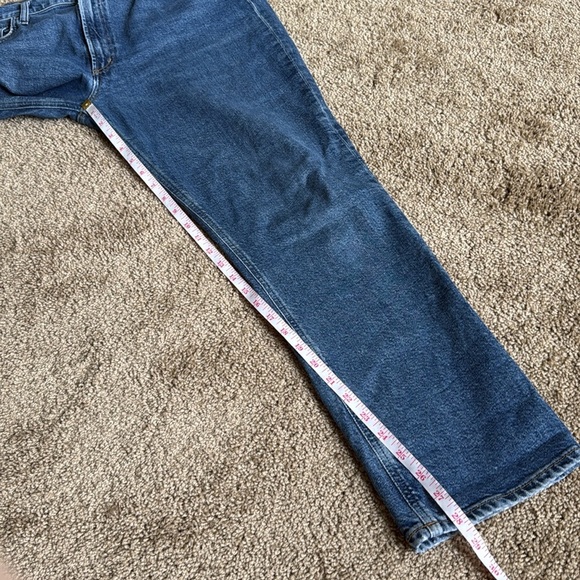 Agolde Merrel Mid Rise Straight Jeans Medium Wash - Picture 11 of 11